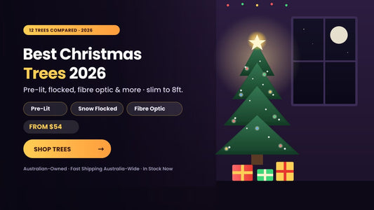 Best Christmas Trees in Australia 2026: Pre-Lit, Flocked, Fibre Optic & More