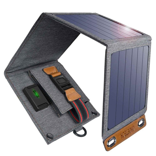 14W USB Foldable USB Solar Powered Charger - Direct On Sale