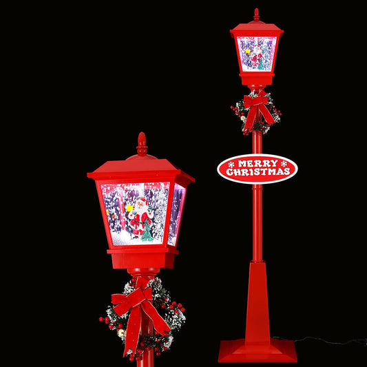 1.8M Christmas Lamp Post Lights LED Outdoor Decorations - Direct On Sale