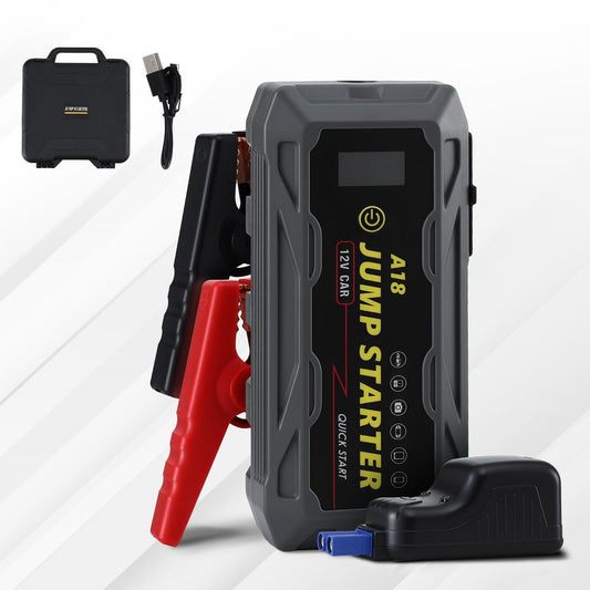 2000A Portable Car Jump Starter 12V Lithium Battery Booster Pack Power Bank & Jumper Cables - Direct On Sale