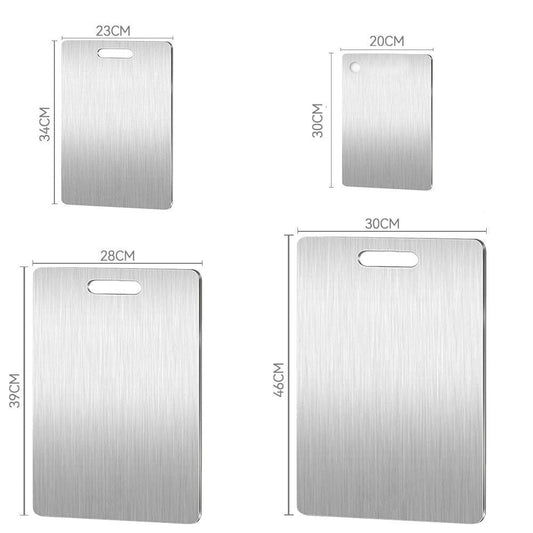 304 Stainless Titanium Steel Anti - Bacterial Mildew - Proof Cutting Chopping Board - Direct On Sale