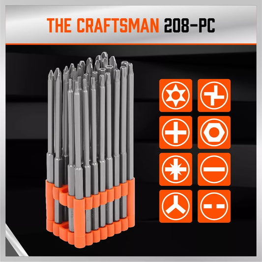 32 Pieces Extra Long Screwdriver Bit Set