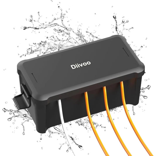 4 or 6 Outlet Weatherproof Electrical Enclosure Box – Durable, Waterproof, and Versatile - Direct On Sale