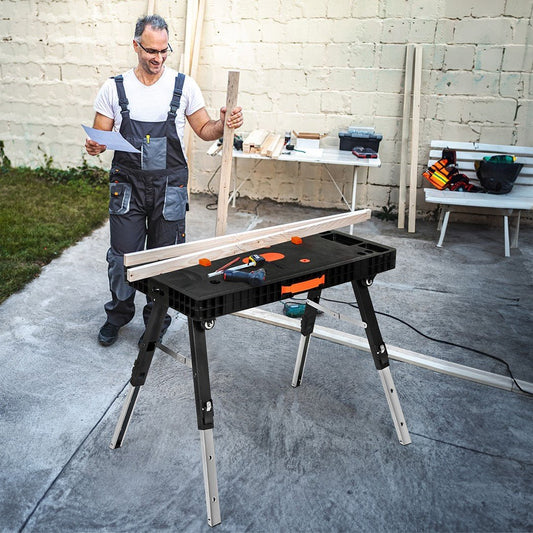 5 - in - 1 Work Table Foldable Workbench 400kg Adjustable Clamping System - Direct On Sale