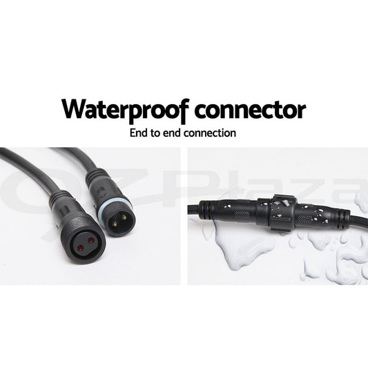 20m LED Festoon String Lights Outdoor Christmas Wedding Waterproof Garden Decor