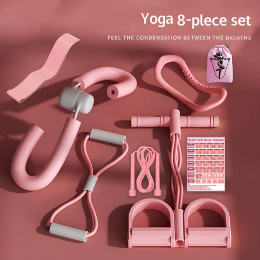 8 - Piece Yoga & Pilates Fitness Kit – Complete Home Workout Set - Direct On Sale