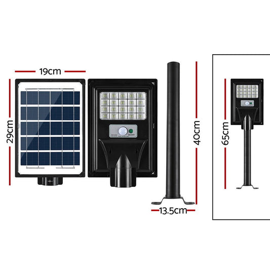 80 LED Solar Street Light Flood Motion Sensor Remote - Direct On Sale