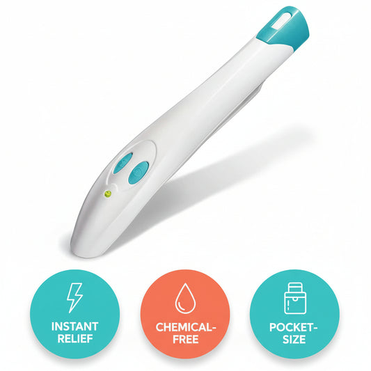 Portable Anti-Itch Pen - Electronic Relief Device for Mosquito and Insect Bites