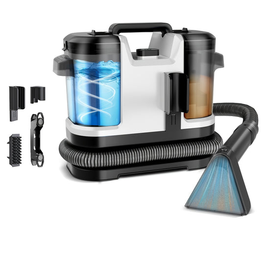 Portable Carpet and Upholstery Spot Cleaner, Wet and Dry, Dual Tank
