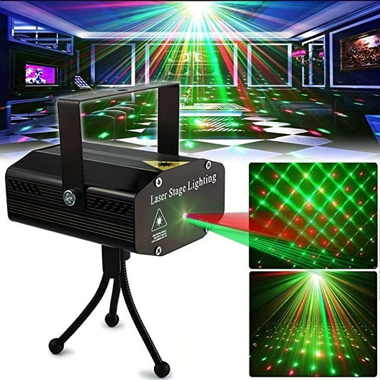Starlight laser party light - Colorful starry sky projection effect Christmas