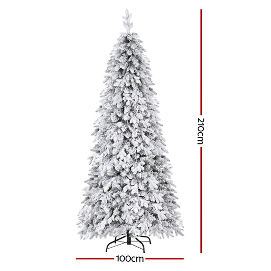 Slim pencil tree with warm white LEDs