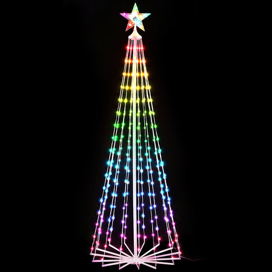 1.8m RGB LED Christmas tree app controlled