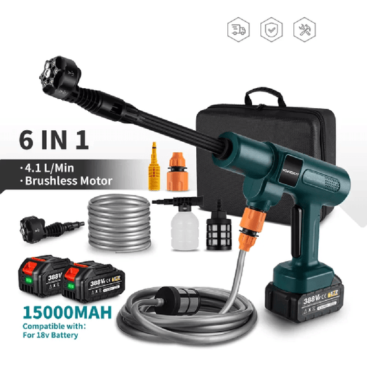 Cordless High - Pressure Washer — Portable, Brushless Motor, 200 BAR - Direct On Sale