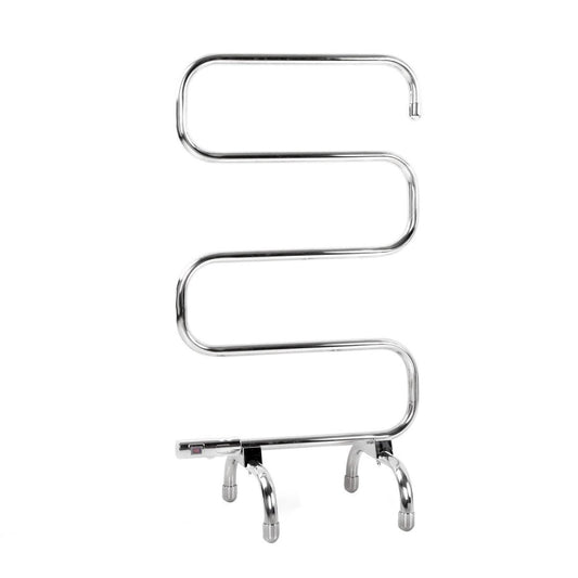 Electric Heated Towel Rail Rack 5 Bars Freestanding Clothes Dry Warmer - Direct On Sale
