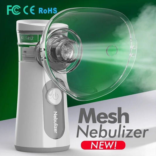 Handheld Portable Auto - Clean Mesh Nebulizer – Silent Inhaler for Kids & Adults - Direct On Sale