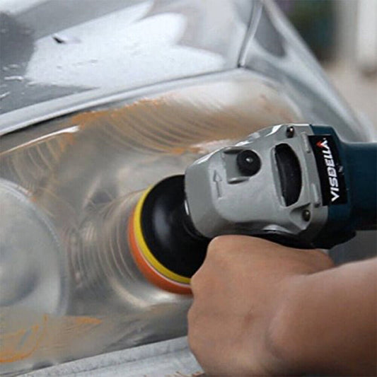 Heavy Duty Headlight Restoration Kit Car Lens Lamp Cleaning Sanding Repair Tools - Direct On Sale