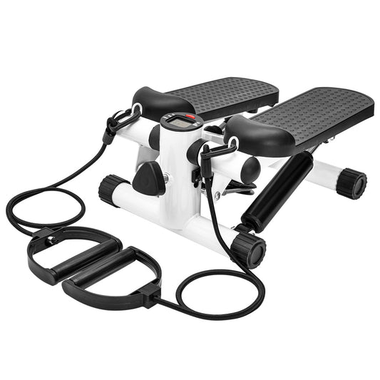 Mini Stepper Exercise Machine with Resistance Fitness Bands - Direct On Sale