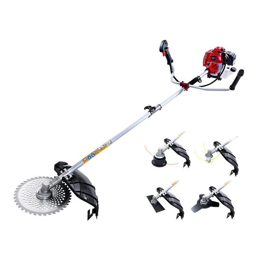 Pole Chainsaw 5 in 1 Petrol Circular Saw Hedge Trimmer Cutter Whipper Snipper - Direct On Sale