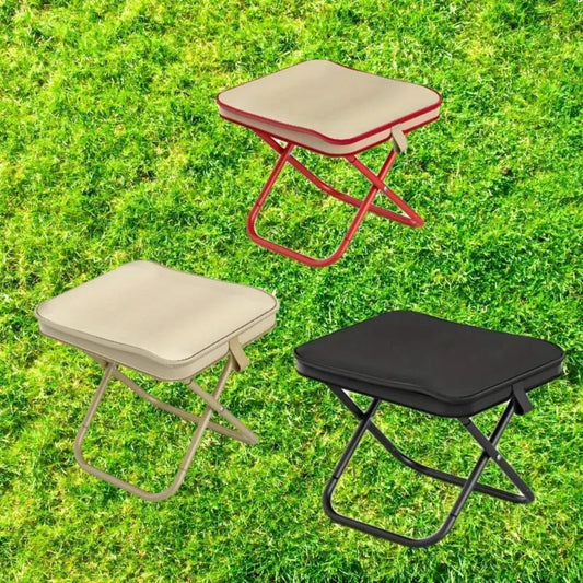 Portable Folding Camping Stool with Carry Bag - Direct On Sale