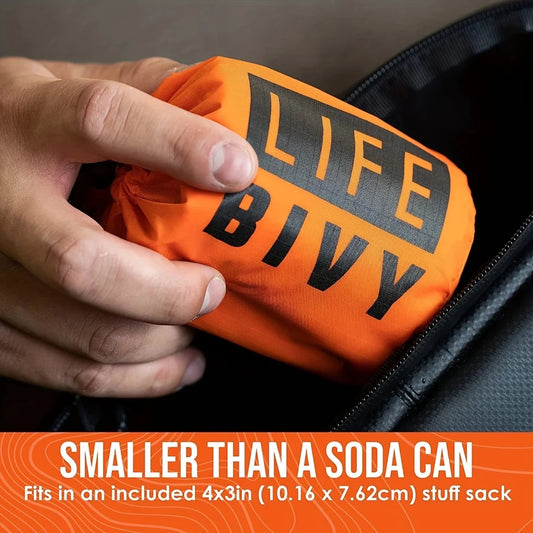 Portable Waterproof Emergency Survival Sleeping Bag - Mylar Thermal Sack for Outdoor Adventures - Direct On Sale