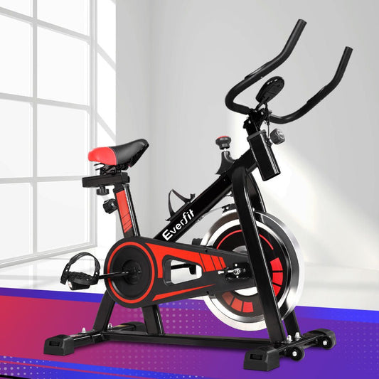 Spin Bike Exercise Bike Flywheel Cycling Home Gym Fitness 120kg - Direct On Sale