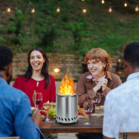 Table Top Fire Pit Outdoor Camping Stove - Direct On Sale