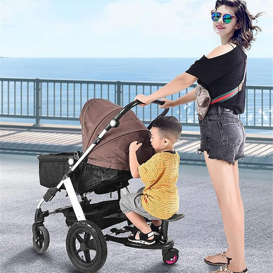 Universal Stroller Step Board Sit Stand Connector Attachment for Toddler to Ride - Direct On Sale