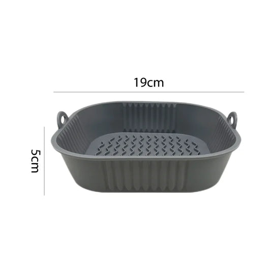 Silicone Air Fryer Baking Tray – BPA Free, Durable, and Safe for Healthy Cooking