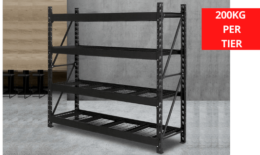 2M Storage Rack Racking Industrial Shelving Heavy Duty Steel Garage Storage Rack - Direct On Sale