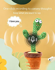 Luminous Cactus Plush Singing Dancing Mocking Toy