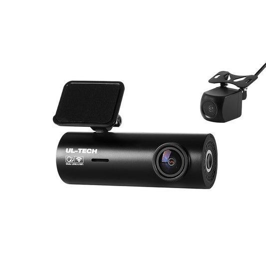 4K Dash Camera Front and Rear Dash Cam DVR WiFi Free Hardwire 64GB Card - Direct On Sale