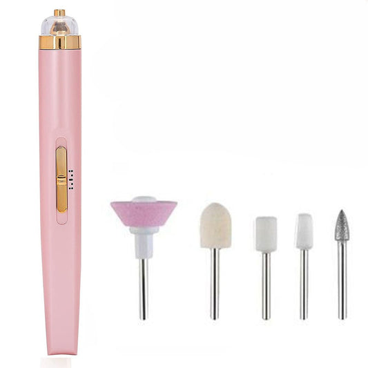 5 - in - 1 Electric Nail Drill Kit Full Manicure and Pedicure Tool - USB Rechargeable - Direct On Sale