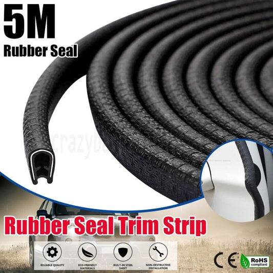 5M SUV Car Door Moulding Rubber Scratch Protector Strip Edge Guard Trim - Direct On Sale