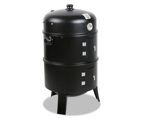 Heavy Duty 3-in-1 Charcoal BBQ Smoker