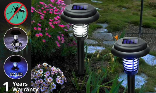 Solar Power LED Light Mosquito Insect Zapper