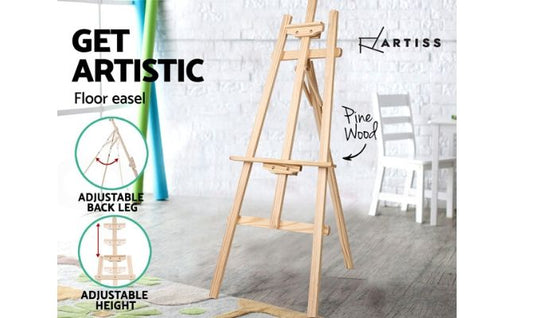 Pine Wood Painting Tripod Stand 147cm - Direct On Sale