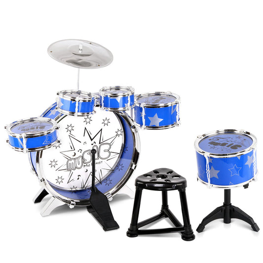 Kids Jazz Drum Set with stool - Direct On Sale