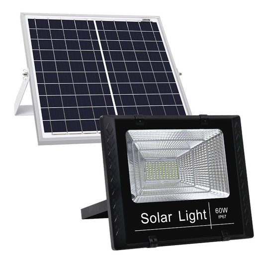 60W LED Solar Lights Street Flood Light W/ Remote
