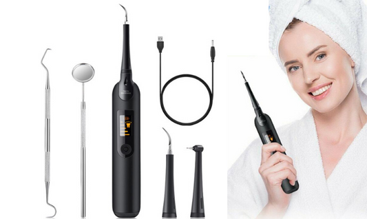 USB Rechargeable Electric Dental Calculus Tooth Cleaner with LED HD Screen