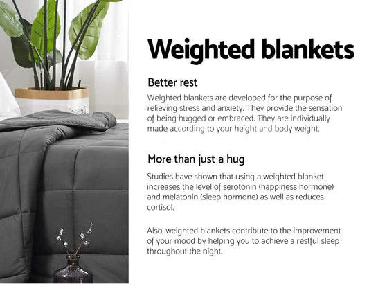 Cotton Weighted Gravity Blanket Gravity Deep Relax Calm