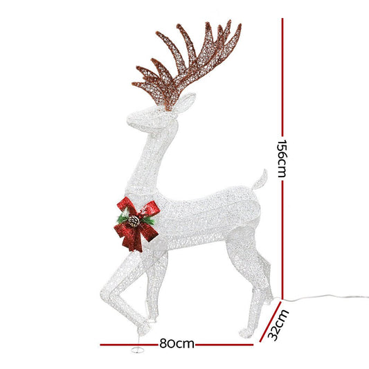 Christmas Lights Motif LED Rope Reindeer Waterproof Outdoor - Direct On Sale