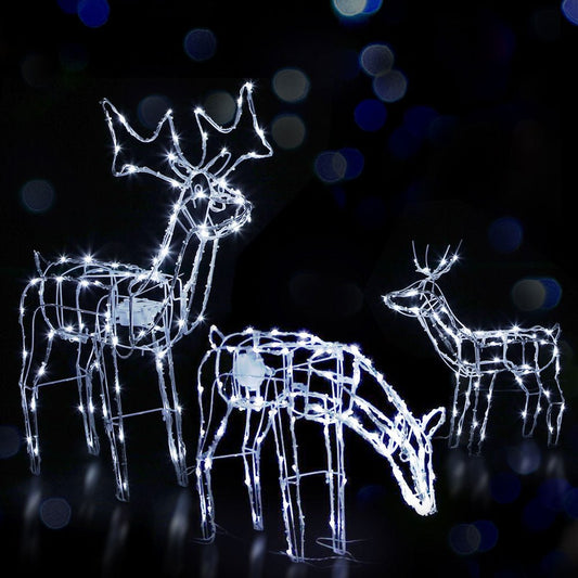 Christmas Motif Lights LED Rope Reindeer Waterproof Outdoor - Direct On Sale