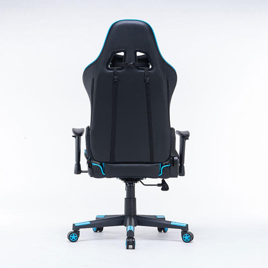 Gaming Chair Ergonomic Racing chair 165° Reclining Gaming Seat 3D Armrest Footrest Black Green - Direct On Sale