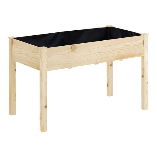 Garden Bed Raised Wooden Planter Box Vegetables 120x60x80cm - Direct On Sale