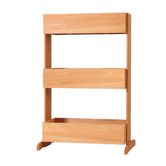 Garden Bed Raised Wooden Planter Box Vegetables 69x39x106cm - Direct On Sale