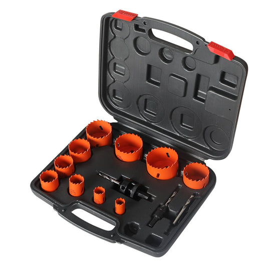 Hole Saw Set Metal Wood Cutting High Speed Wood PVC Plastic 16PCS - Direct On Sale