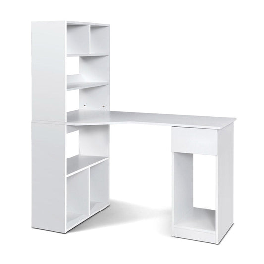 Office Computer Desk Student Study Table Home Workstation Corner Shelf - Direct On Sale