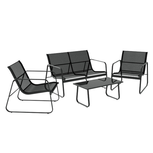 Outdoor Lounge Setting Garden Patio Furniture Textilene Sofa Table Chair - Direct On Sale
