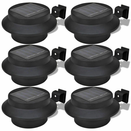Outdoor Solar Gutter Fence LED Light x6 - Direct On Sale