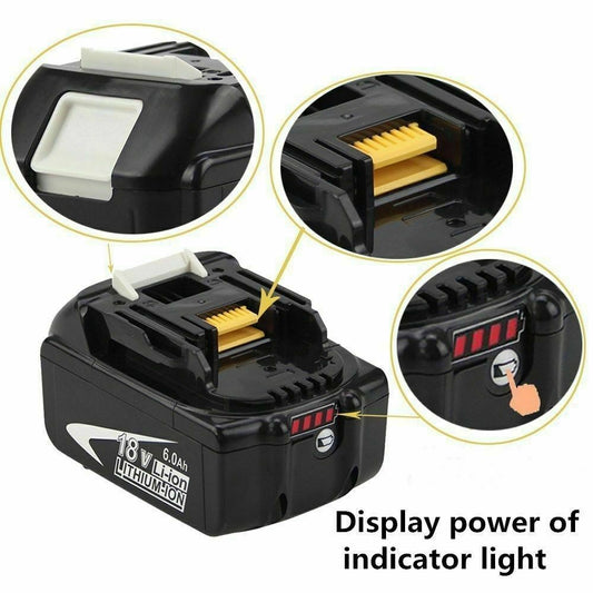For Makita 18V 6.0Ah Battery Pack
